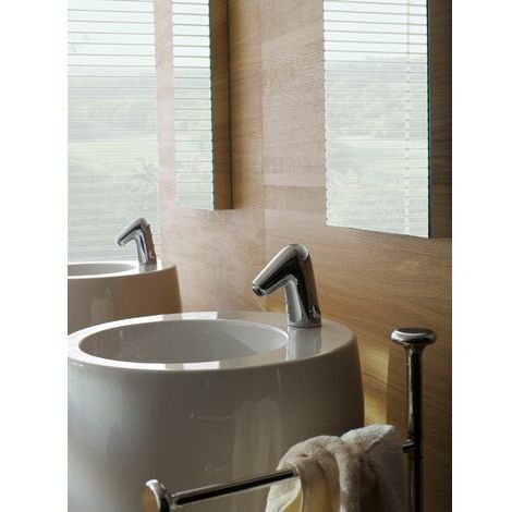LAUFEN Alessi one Waschtisch mit integrieter Säule, 1 Hahnloch