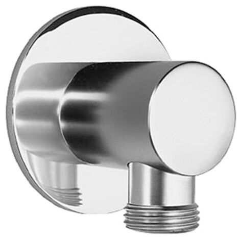 LAUFEN Anschlussbogen, für Handbrausen, Rosette rund, chrom,