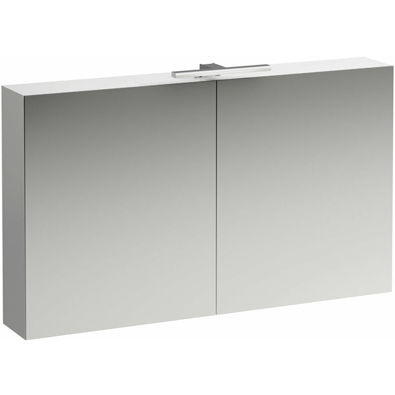 

Laufen Armario con espejo base de 1200 mm, 2 puertas, elemento de luz LED, color: multicolor - H4029021109991