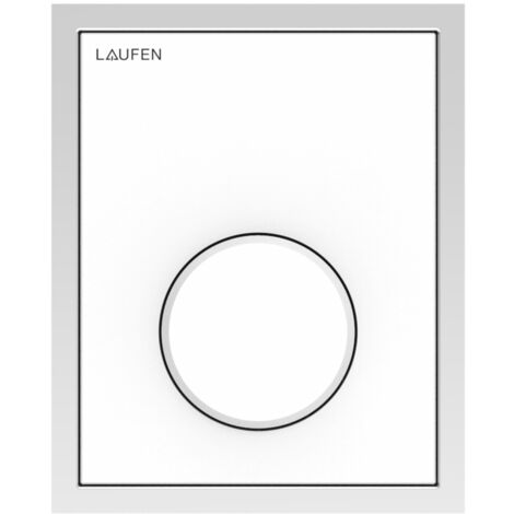 Laufen AU106 Plaque de commande INEO, pour urinoir, à fleur de surface, cadre en inox poli inclus, 107x1x132mm, H9091060000001 - H9091060000001