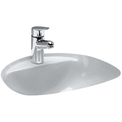 LAUFEN Bijou lavabo encastré, par le bas, avec plage de