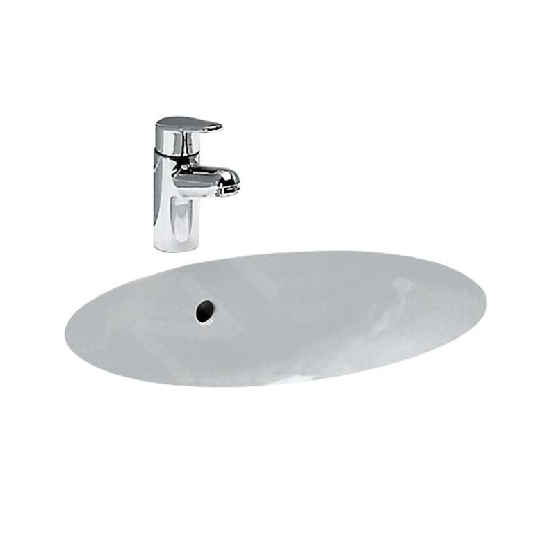 Birova - Lavabo à encastrer 530x405 mm, avec trop-plein, blanc H8111910000001 - Laufen