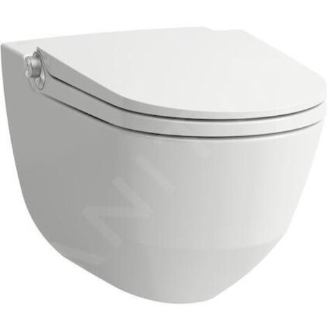LAUFEN Cabine de douche Cleanet Riva, encastrée, murale, commande