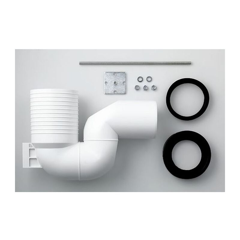 Coude de Spezial LAUFEN match0 899025000001 sortie verticale, distance mur 220-350 mm