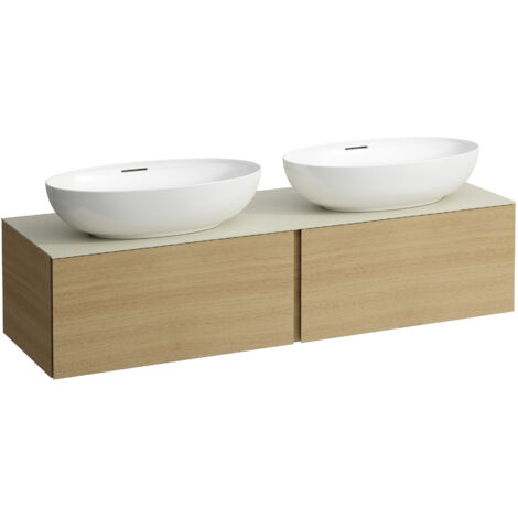 LAUFEN Il Bagno Alessi cajonera, 1 agujero para grifo, encimera
