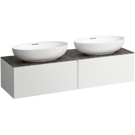 LAUFEN Il Bagno Alessi Élément à tiroirs, 1 trou pour robinet,