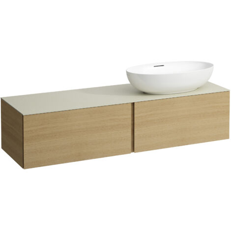 LAUFEN Il Bagno Alessi Élément à tiroirs, 1 trou pour robinet,