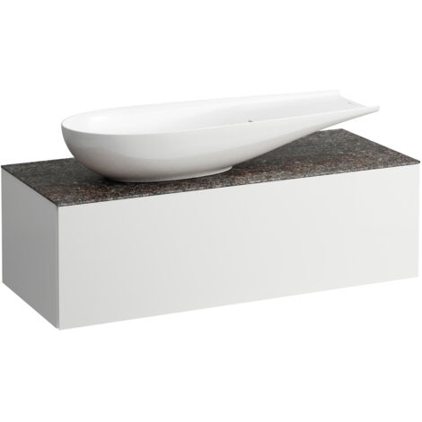 LAUFEN Il Bagno Alessi Élément à tiroirs, 1 trou pour robinet,