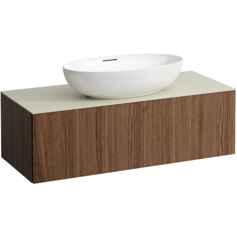 LAUFEN Il Bagno Alessi Élément à tiroirs, 1 trou pour robinet,