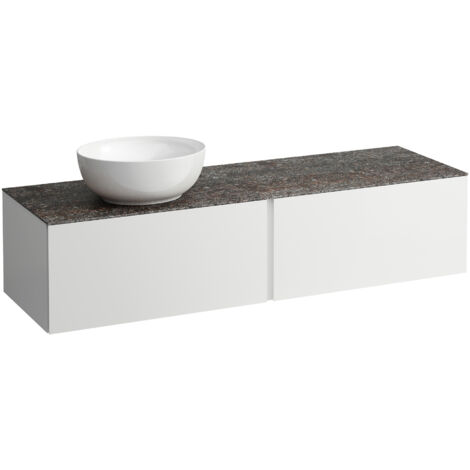 LAUFEN Il Bagno Alessi Élément à tiroirs, 1 trou pour robinet,