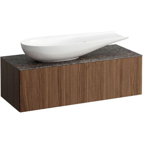 LAUFEN Il Bagno Alessi Élément à tiroirs, plateau en pierre