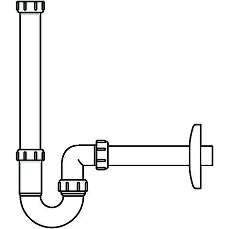LAUFEN Il Bagno Alessi One Siphon, DN32, mit verlängerten