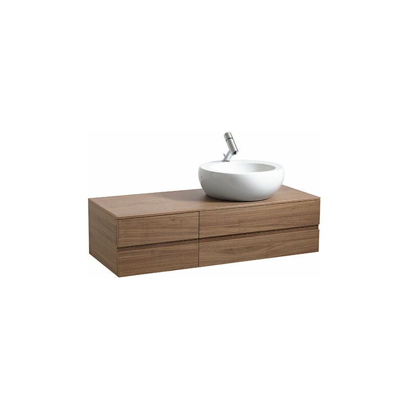 

Laufen IL BAGNO ALESSI One Vanity unit, recortado a la derecha, 332x1200x500, para lavabo 818971, color: Noce Canaletto - H4241220976301