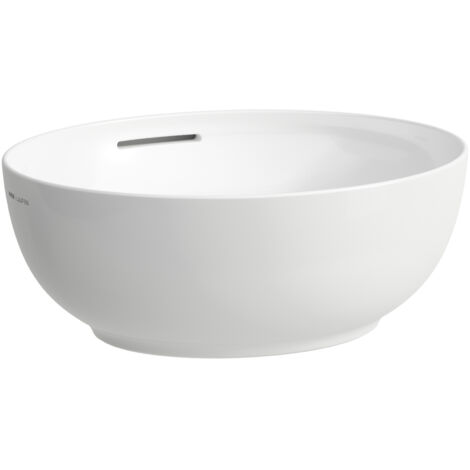 LAUFEN Il Bagno Alessi Waschtisch-Schale, mit Überlauf, 45x40cm,