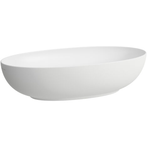 LAUFEN Il Bagno Alessi Waschtisch-Schale, ohne Überlauf, 70x38cm,