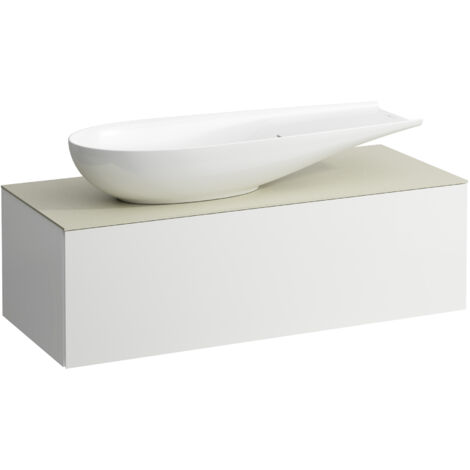 LAUFEN ILBAGNOALESSI Schubladenelement, 1 Hahnloch, Steinplatte