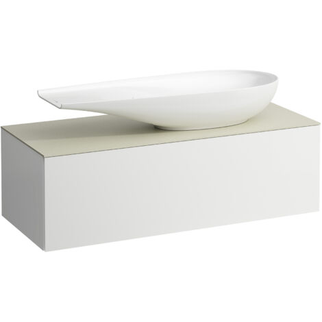 LAUFEN ILBAGNOALESSI Schubladenelement, 1 Hahnloch, Steinplatte
