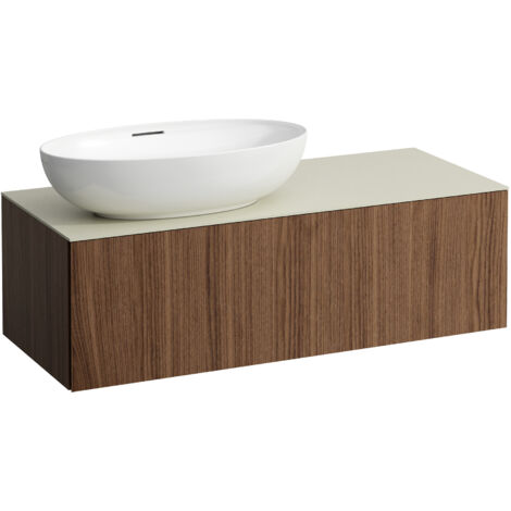 LAUFEN ILBAGNOALESSI Schubladenelement, 1 Hahnloch, Steinplatte