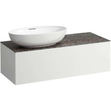 LAUFEN ILBAGNOALESSI Schubladenelement, 1 Hahnloch, Steinplatte