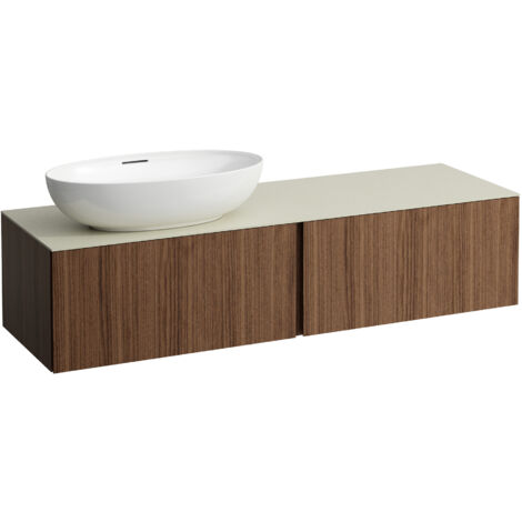 LAUFEN ILBAGNOALESSI Schubladenelement, 1 Hahnloch, Steinplatte