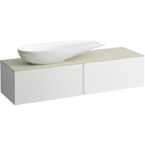 LAUFEN ILBAGNOALESSI Schubladenelement, 1 Hahnloch, Steinplatte