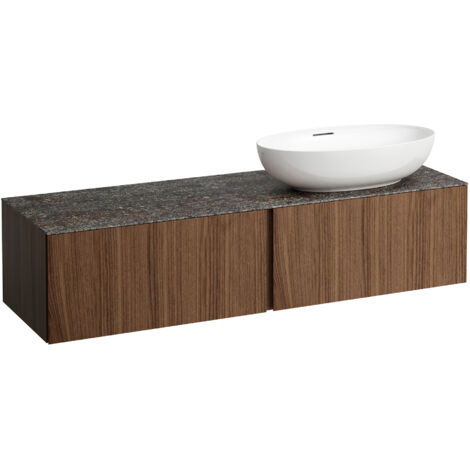 LAUFEN ILBAGNOALESSI Schubladenelement, 1 Hahnloch, Steinplatte