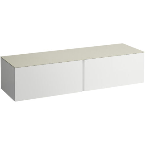 LAUFEN ILBAGNOALESSI Schubladenelement, Steinplatte Calce Avorio,