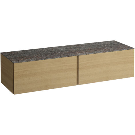 LAUFEN ILBAGNOALESSI Schubladenelement, Steinplatte Marrone
