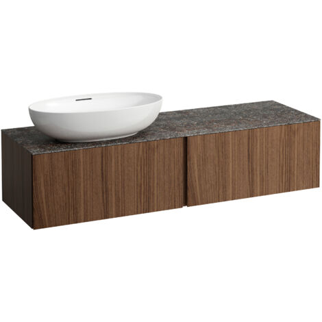 LAUFEN ILBAGNOALESSI Schubladenelement, Steinplatte Marrone