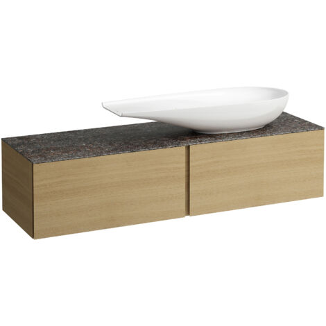 LAUFEN ILBAGNOALESSI Schubladenelement, Steinplatte Marrone