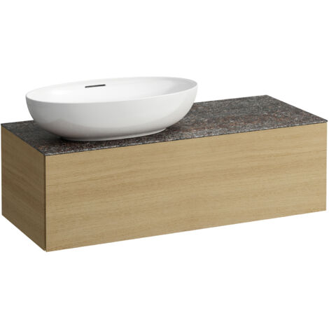 LAUFEN ILBAGNOALESSI Schubladenelement, Steinplatte Marrone
