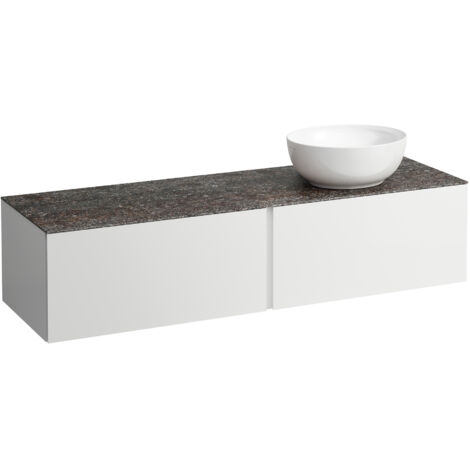 LAUFEN ILBAGNOALESSI Schubladenelement, Steinplatte Marrone