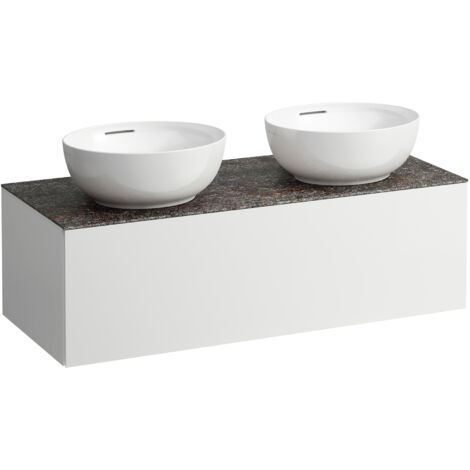 LAUFEN ILBAGNOALESSI Schubladenelement, Steinplatte Marrone