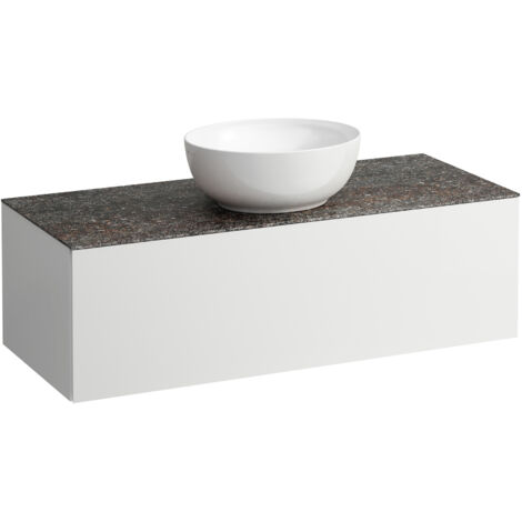 LAUFEN ILBAGNOALESSI Schubladenelement, Steinplatte Marrone