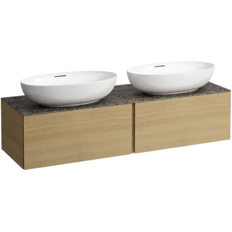 LAUFEN ILBAGNOALESSI Schubladenelement, Steinplatte Marrone