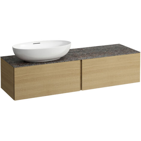 LAUFEN ILBAGNOALESSI Schubladenelement, Steinplatte Marrone
