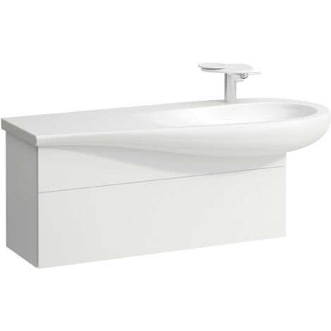 LAUFEN ILBAGNOALESSI Waschtischunterbau, Siphonausschnitt rechts,