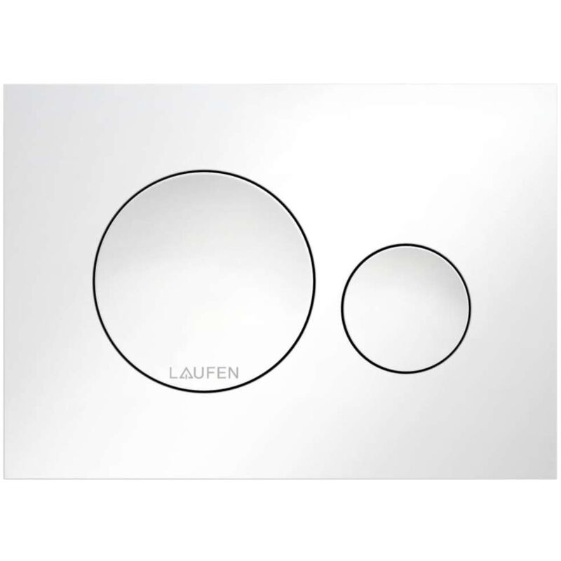Ineo - Plaque de déclenchement, blanc brillant H9001140000001 - Laufen