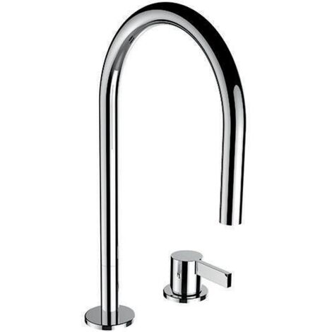 LAUFEN Kartell 2-Loch Waschtischmischer, Schwenkauslauf, ohne