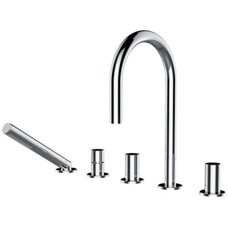 LAUFEN Kartell 5-Loch Wannenfüllkombination, ohne Montageplatte,