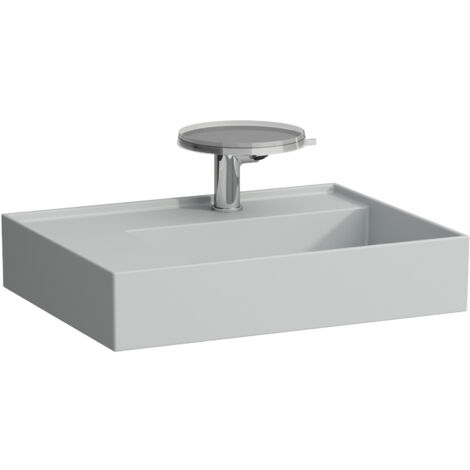 LAUFEN Kartell Aufsatzwaschtisch, Ablage links, 3 Hahnlöcher,