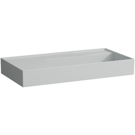 LAUFEN Kartell Aufsatzwaschtisch, Ablage links, ohne Hahnloch,