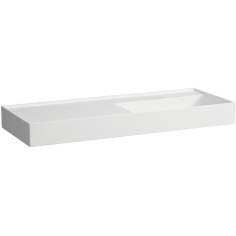 LAUFEN Kartell lavabo, encastré, tablette à gauche, sans trou