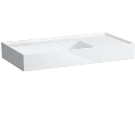 LAUFEN Kartell lavabo, sans trou pour robinet, sans trop-plein,