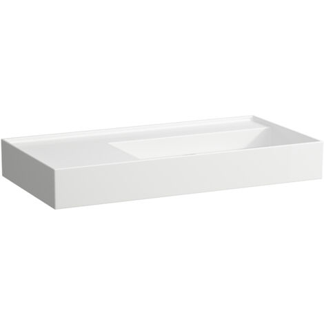 LAUFEN Kartell Lavabo sobre encimera, repisa izquierda, sin
