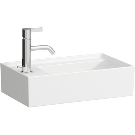 LAUFEN Kartell lave-mains, bord de robinetterie à gauche,