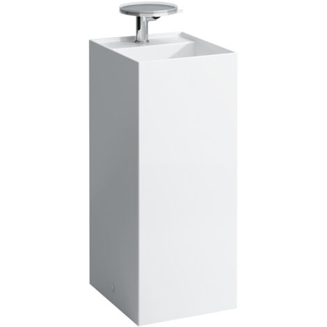 LAUFEN Kartell Lave-mains, posé, 2 trous pour robinet, sans