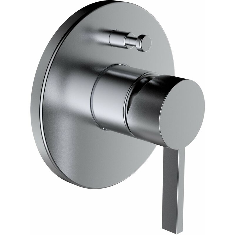 

Kartell One-hand - Kit completo para mezclador de baño empotrado para Simibox Standard o Simibox light, interruptor de tubos integrado, color: acero