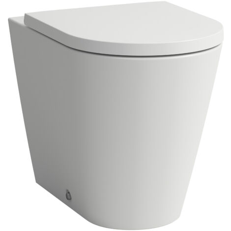 LAUFEN Kartell Stand-WC Tiefspüler, ohne Spülrand, Abgang
