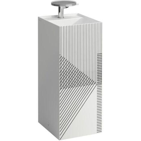 LAUFEN Kartell Waschtisch freistehend, 2 Hahnlöcher, ohne